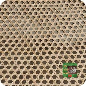 VIETNAM FACTORY Wholesale Natural FOX EYES Cane Peel Rattan Bamboo <b>Webbing</b> Weaving Rattan Sheet Roll for Raw Material - Product Image 1