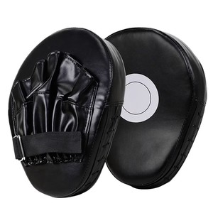 Mitaines de frappe professionnelles en cuir pour la boxe, le Muay Thai et le kickboxing, avec poignées de frappe et de crochet, disponibles pour les entraîneurs, OEM disponible - Product Image 1