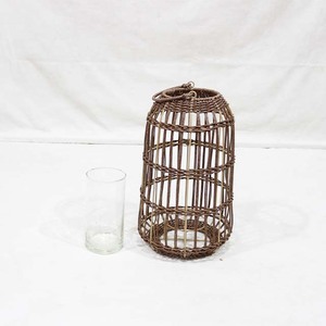 Lanterne en plastique écologique et durable faite à la main, forme cylindrique avec poignée pour la décoration de la maison, décorations de Noël et de mariage - Product Image 3