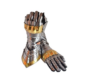 Guantes de Armadura de Acero Medieval Antiguos Hechos a Mano por un Fabricante Confiable, Guantes de Protección Completa para Disfraces de Caballero y Cosplay - Product Image 5