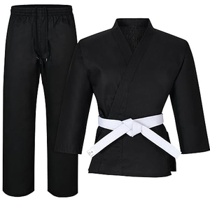 Uniforme de Karate y Judo Ligero de Primera Calidad con Cinturón para Niños y Adultos, Uniforme de Artes Marciales para Estudiantes - Product Image 4