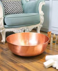 Finest Copper Pedicure Bowl Luxury Foot Therapy <b>Basin</b> Decorative Handmade Salon Essential Premium Equipment - Product Image 5