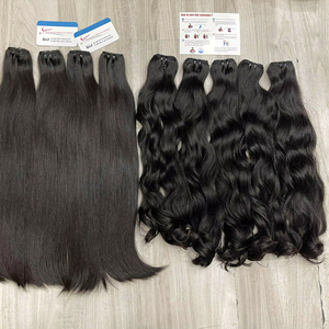 Extensiones de Cabello Humano Ondulado Natural 2026, Doble Trama, Cutícula Alineada, Suaves y Onduladas, Cabello Virgen para Tejer, En Stock, Envío Directo - Product Image 1
