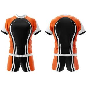 Uniforme de Rugby Personalizado para Hombre, de Primera Calidad, Transpirable, al por Mayor, con Impresión por Transferencia de Calor, Tela Personalizada 100% Poliéster de Secado Rápido - Product Image 4