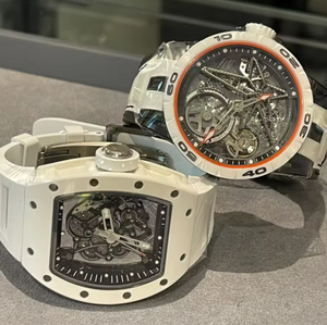 RM AMG Factory Outdoor <b>Skeleton</b> <b>Watch</b> High Quality 40mm Sapphire Crystal Luminous Hands Non-Slip Rubber Luxury Mechanical <b>Watch</b> - Product Image 1