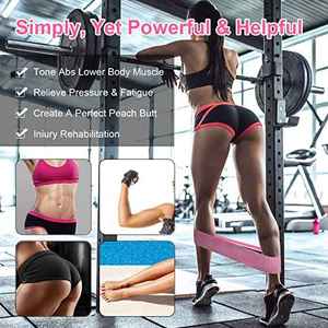 Exercise Resistance Bands for Legs Butt Non-Slip Fabric <b>Booty</b> Hip Workout Bands Fitness Gym Gear - Product Image 2