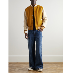 แจ็คเก็ตวาร์ซิตี้คุณภาพสูงสุดสำหรับขายส่ง แจ็คเก็ตเบสบอลแบบ Letterman พร้อมการพิมพ์แบบ Sublimation แจ็คเก็ตวาร์ซิตี้ผ้าฟลีซอุ่นๆ - Product Image 2