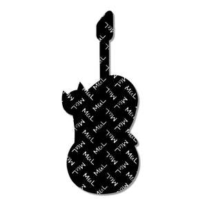 Gato sentado sobre una guitarra – Bordado termoadhesivo digitalizado para diseños, logotipos, parches - Product Image 4