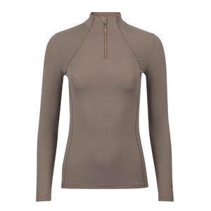 Latest Equestrian Show Shirt Womens <b>Long</b> <b>Sleeve</b> Horse Riding <b>Base</b> <b>Layer</b> Top Stretch Breathable Custom Logo Wholesale OEM - Product Image 1