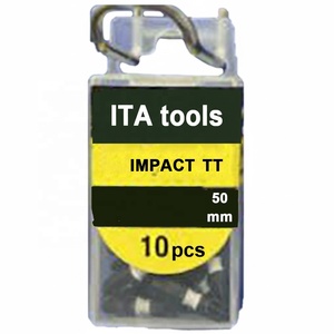 1/4" 50mmL Industrial DIY Impact Tamper-<b>torx</b> <b>Bits</b> S2 Steel Phosphate Manganese Finish Color Sleeve OEM ODM - Product Image 2