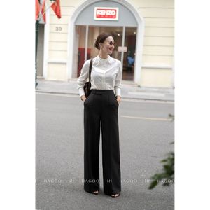 A8023 Blusa Moderna de Moda para Mujer con Cuello Mandarín, Ligera y de Corte Entallado, Venta al Por Mayor - Product Image 4