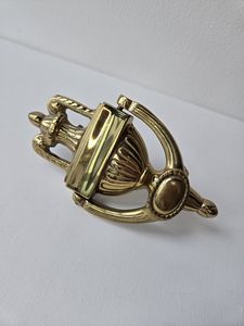 Battant de porte artisanal en laiton massif pour portail principal, battant de porte en laiton de style vintage pour entrée de maison, battant de porte de luxe en laiton - Product Image 3
