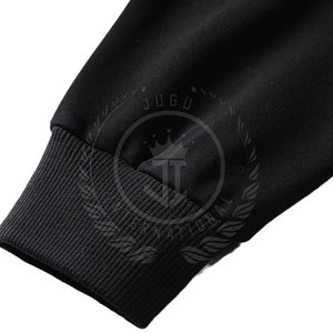 Veste d'hiver décontractée en molleton avec fermeture éclair quart de tour, logo personnalisé imprimé sur le devant, haute qualité, service OEM, vente en gros - Product Image 4