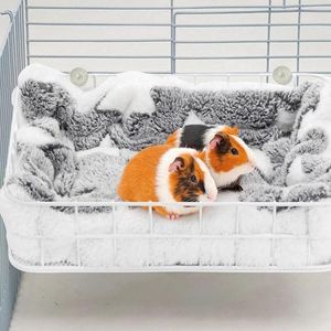 Gabbia Sospesa per Piccoli Animali con Piattaforma e Rivestimento, Progettata per Ratti e Porcellini d'India - Product Image 1