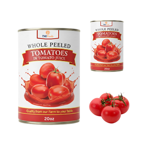Fabricante de Vietnam Suministra Tomates Enteros Pelados de Primera Calidad en Jugo de Tomate Envasados en Lata A10 - Product Image 1