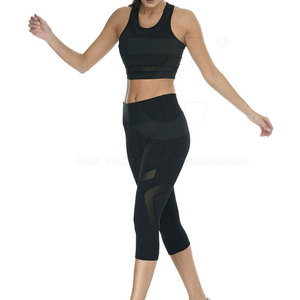 Conjunto de Yoga para Mujer, Diseño Moderno, Cintura Elástica, Ecológico y Transpirable, 2 Piezas, para Venta al Por Mayor - Product Image 4