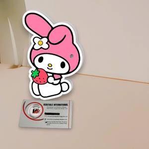 Placas de Pestañas Magnéticas Acrílicas con Diseño de Hello Kitty, Mariposas y Flores, para Extensiones de Pestañas, Marca Privada - Product Image 2