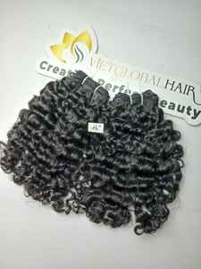 Les extensions de cheveux humains bouclés vietnamiens et birmans préférés de Vietglobal Hair Trame de cheveux cambodgiens - Product Image 4