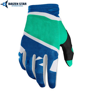 Daizen Star <b>Full</b> Finger Motocross Racing Gloves Red Black Nylon Breathable Non <b>Slip</b> Hook And Loop Closure Outdoor Use - Product Image 6