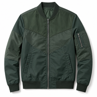 Veste d'hiver pour homme de haute qualité 100% polyester, imperméable, style bomber avec décoration pour les activités de plein air