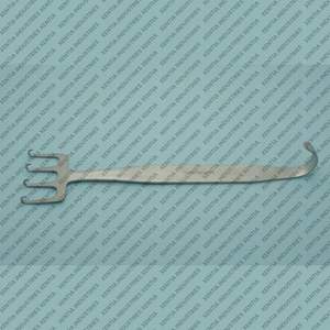 Retractor Facial Freeman de Grado OR, 7 Pulgadas, 4 Puntas Afiladas, Retractor de Tejido, Gancho Quirúrgico para Piel, Instrumentos de Cirugía Plástica, CE - Product Image 1