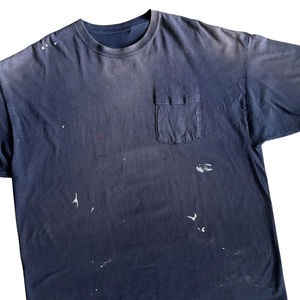 T-shirt à manches courtes pour homme avec logo personnalisé, col rond décontracté, couleur rose bonbon, tissu tricoté 220g 100% coton, tissu écologique - Product Image 5