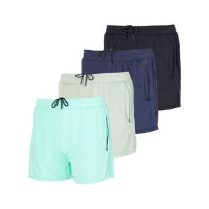 Men's 7-Inch Double <b>Layer</b> Gym Shorts Drawstring Closure Breathable Stretchable Quick Dry Running Training Sports Embroidered - Product Image 1