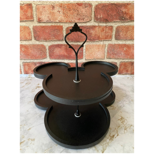 Solid Wooden Cake <b>Stand</b> Polished Wooden Cake <b>Stand</b> Fruit <b>Stand</b> Counter Wedding Party Cake <b>Stand</b> Dessert <b>Display</b> Serving Bakery - Product Image 2