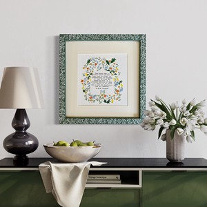 Espejo de Pared Cuadrado de Madera de Pino Hecho a Mano con Acabado Pintado en Verde Salvia, Venta al Por Mayor - Product Image 3