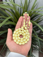 Tasbih islamique décoratif en résine cristalline écologique de qualité supérieure, perles de prière en époxy, sculpture d'ange, compteur de dhikr musulman fait main