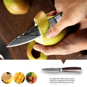 Wholesale Handmade Multi-Purpose Damascus Chef <b>Knives</b> <b>Set</b> 67-Layer Steel Wood Handles Right-Handed Design-Heavy Duty Kitchen - Product Image 6