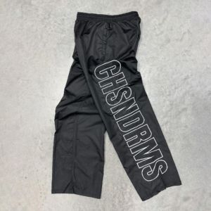 Pantalones de Hombre de Cintura Media, Holgados, de Nylon, Estilo Urbano, Pierna Recta, Acampanados, de Moda, para Otoño, con Cierre de Cordón - Product Image 2