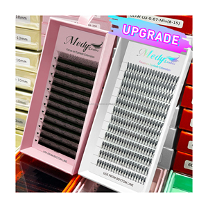 MedyLash 12 Rangs Marque Privée Personnalisée Bande Dessinée Salon de Beauté Premade Spécial Greffage Bande Dessinée Flèche Extension de Cils - Product Image 1