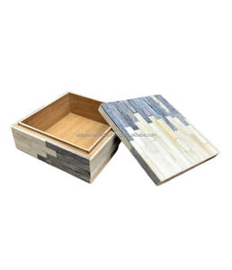 Artesanías de último diseño hechas a mano con incrustaciones de hueso, recuerdo decorativo y caja de almacenamiento de regalo - Product Image 1