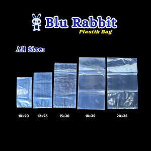 Wholesale Transparent <b>18</b> x 35 Cm Blu Rabbit Plastic Bag Food Grade Polyprophene made in Indonesia - Product Image 5