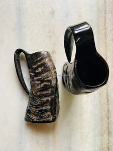 Tazas de cuerno para beber y Cuerno vikingo Tankar Material orgánico pulido para beber cerveza, vino, té, café, leche - Product Image 4