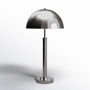 Lampe de table contemporaine en laiton avec abat-jour en verre givré, lumière de table élégante - Product Image 1