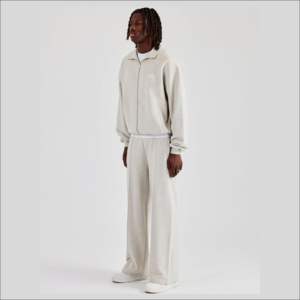 Trajes Deportivos para Hombre de la Mejor Calidad, 100% Algodón, Forro Polar, Cierre de Cremallera, Corte Holgado, 350GSM, Personalizables - Product Image 5