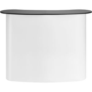 Tavolo Podio Portatile per Fiere Indoor 130 cm x 46,5 cm x 95 cm, Espositore da Banco per Stand Fieristico, Parete Pieghevole - Product Image 5