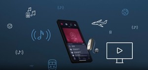 Aide auditive sans fil Bluetooth rechargeable Resound Savi 4 Micro RIE BTE pour l'écoute quotidienne en cas de perte auditive sévère à profonde - Product Image 4