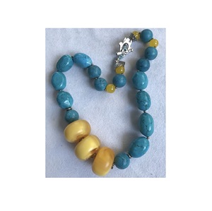 Collar con Colgante de Resina Hecho a Mano APEX ALIGN, con Flores Reales y Hojas de Oro, Elegante y Bonito, Joyería de Moda para Mujer, Regalo para Uso Diario - Product Image 1