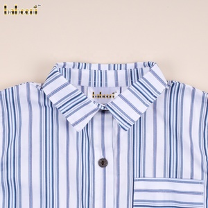 OTM เสื้อเชิ้ตลายทาง OEM OEC ชุดเสื้อผ้าเด็กผู้ชายทำจากผ้าฝ้าย100% BC1381 - Product Image 2