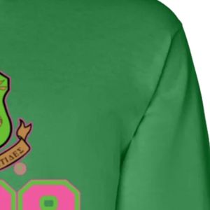 Camiseta de Manga Larga Verde para Mujer, Modelo AKA 1908, con Estampado Gráfico, Cuello Redondo, Informal, Suave, para Uso Diario, Ropa de Moda - Product Image 2