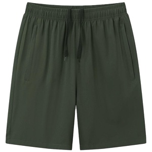 Shorts de sport décontractés pour hommes, dernière collection 2026, confortables, grande taille, en toile, séchage rapide, respirants, couleur unie - Product Image 1