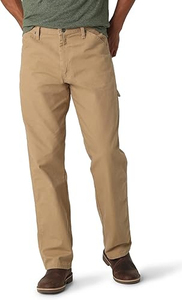 Classic Men's Canvas Carpenter <b>Jeans</b> Spandex/Cotton Drawstring <b>Elastic</b> <b>Waist</b> Casual Comfortable Pants - Product Image 2