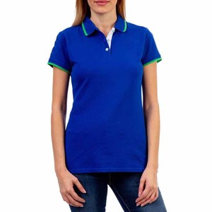 Polo de alto rendimiento para mujer, corte deportivo, top activo con logo personalizado, diseño transpirable, polo para jugadores, ejercicio o uso al aire libre. - Product Image 1