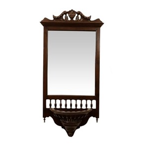 Espejo de Pared Arqueado de Madera de Teca Premium Contemporáneo |   Venta al por Mayor de Artículos Artesanales Ecológicos y Duraderos de Aqudus Saleem - Product Image 4