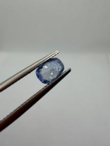 Saphir bleu bleuet naturel, pierre précieuse en vrac, taille coussin longue calibrée 1,15 carat avec jeu de couleurs pour la fabrication de bijoux - Product Image 6
