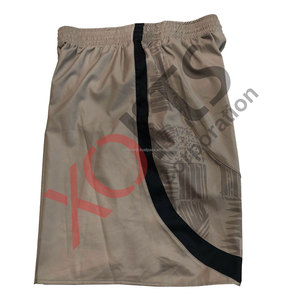 Maillots et shorts de basketball personnalisés OEM, respirants, grandes tailles, impression numérique, antibactériens, séchage rapide, anti-UV, blanc et or, été - Product Image 6