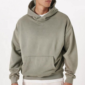 Sweat à capuche classique 100 % coton de haute qualité pour hommes et femmes, doux, élégant, avec poche en polaire, chaud pour l'hiver, séchage rapide, respirant, commandes en gros - Product Image 5